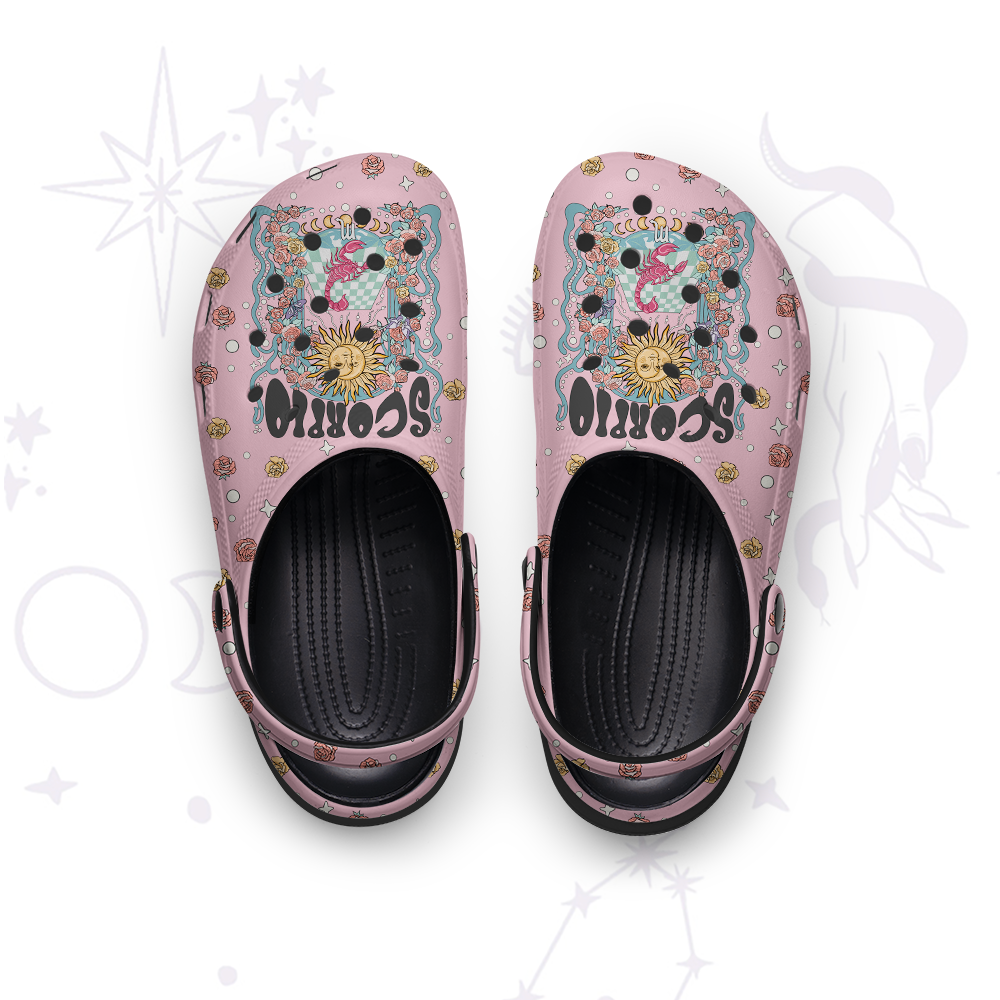 Purplehecate Scorpio Spirit Zodiac Rubber Clogs
