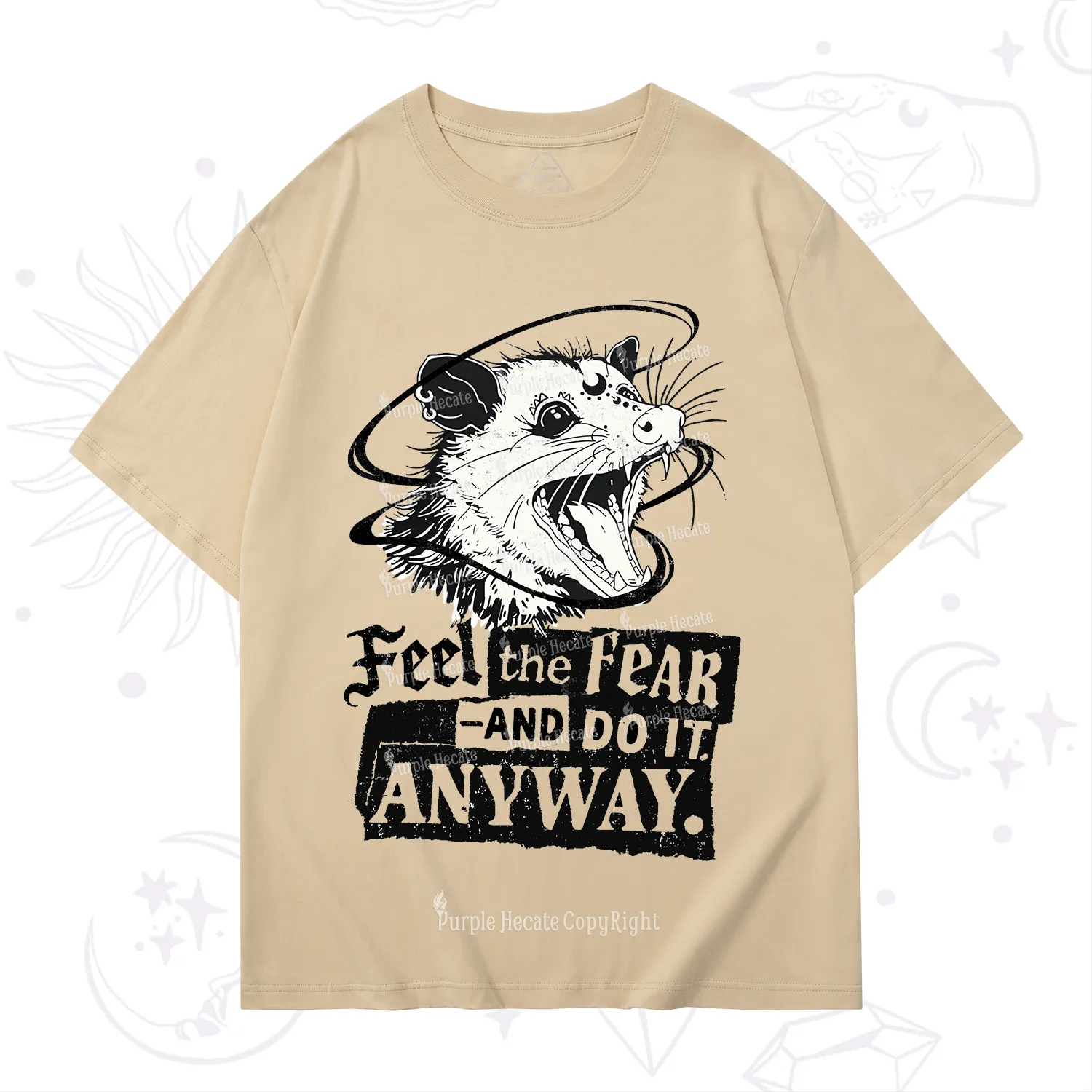 Purplehecate Feel The Fear And Do It Anyway T-Shirt