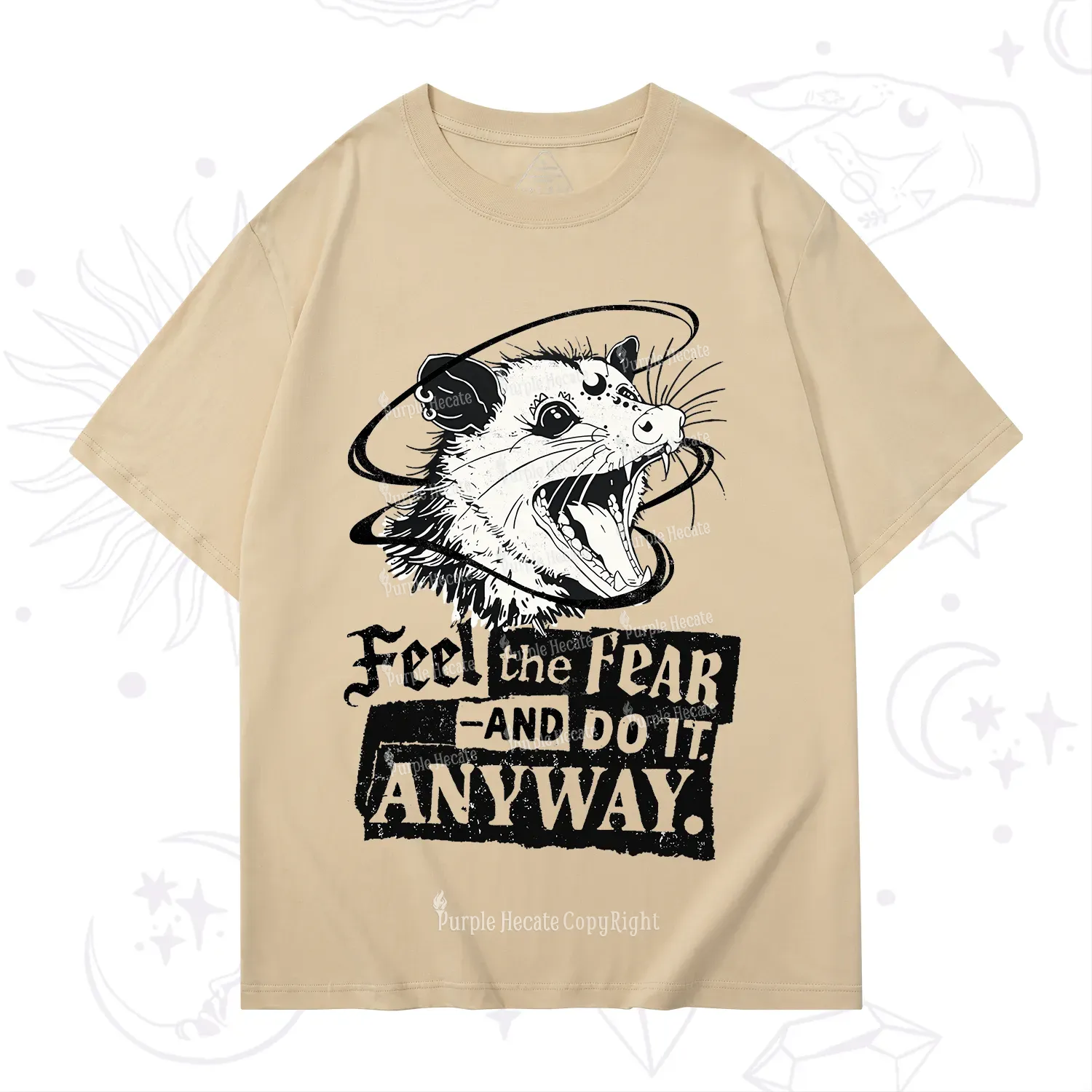 Purplehecate Feel The Fear And Do It Anyway T-Shirt