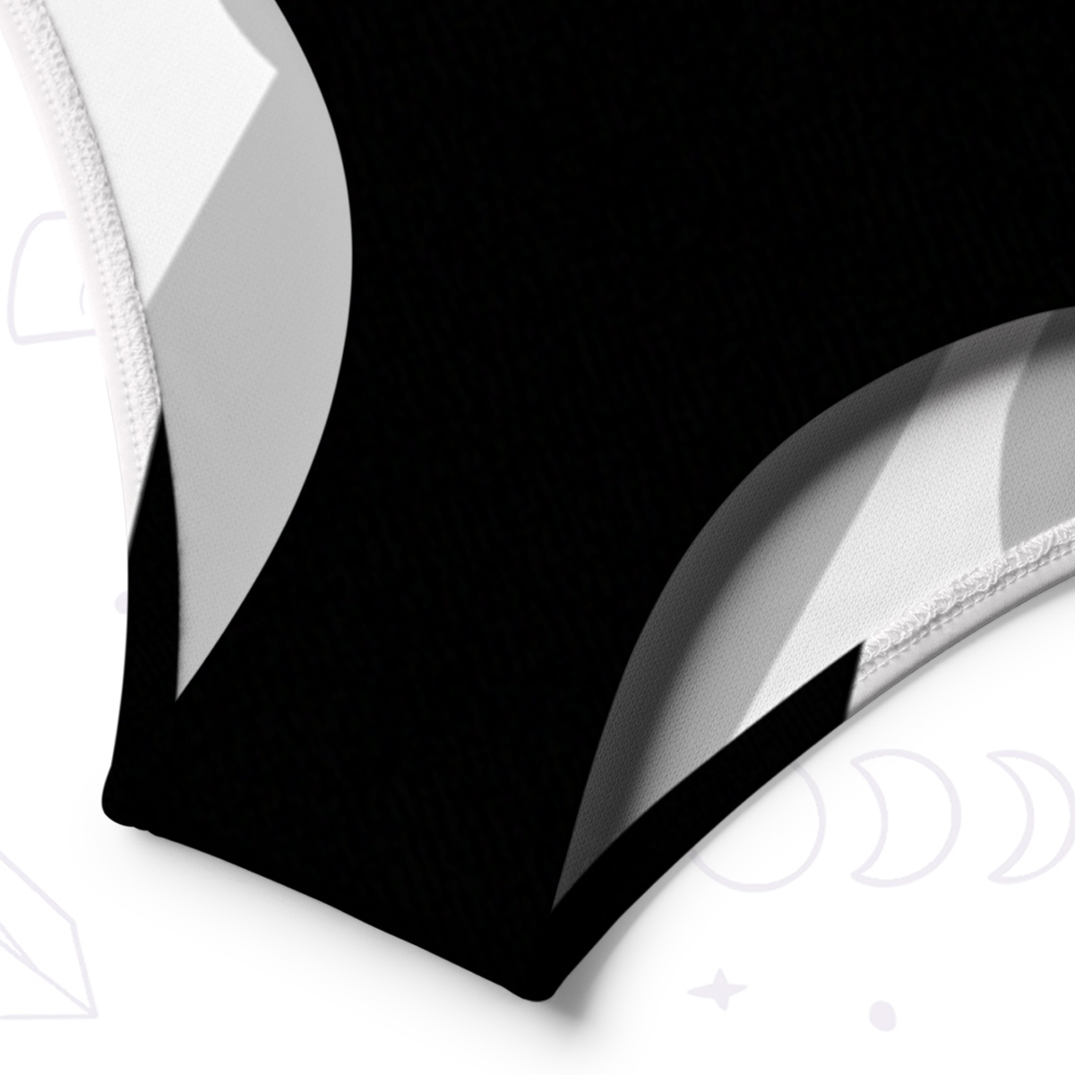 Purplehecate Peekaboo Cats One-Shoulder One-Piece Swimsuit