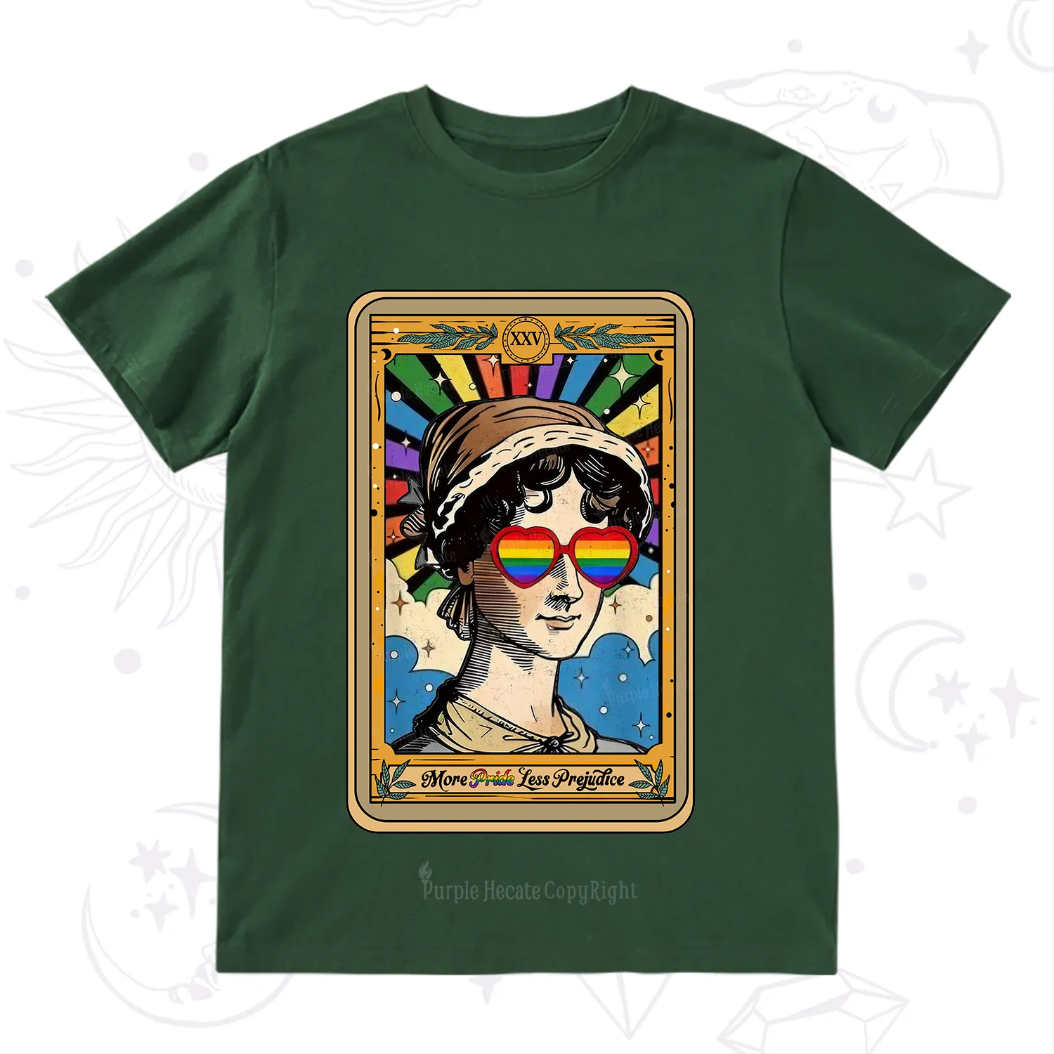 Purplehecate The More Pride Less Prejudice Tarot T-Shirt