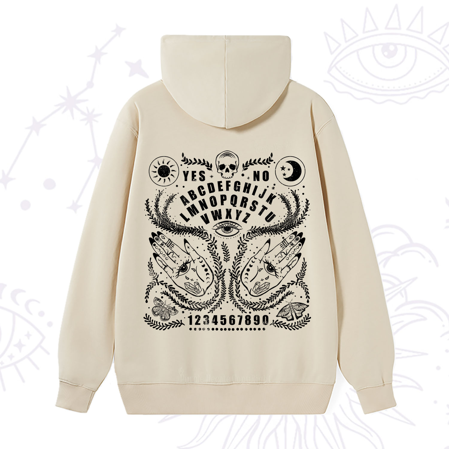 Purplehecate Ouija Spirit Board Hoodie