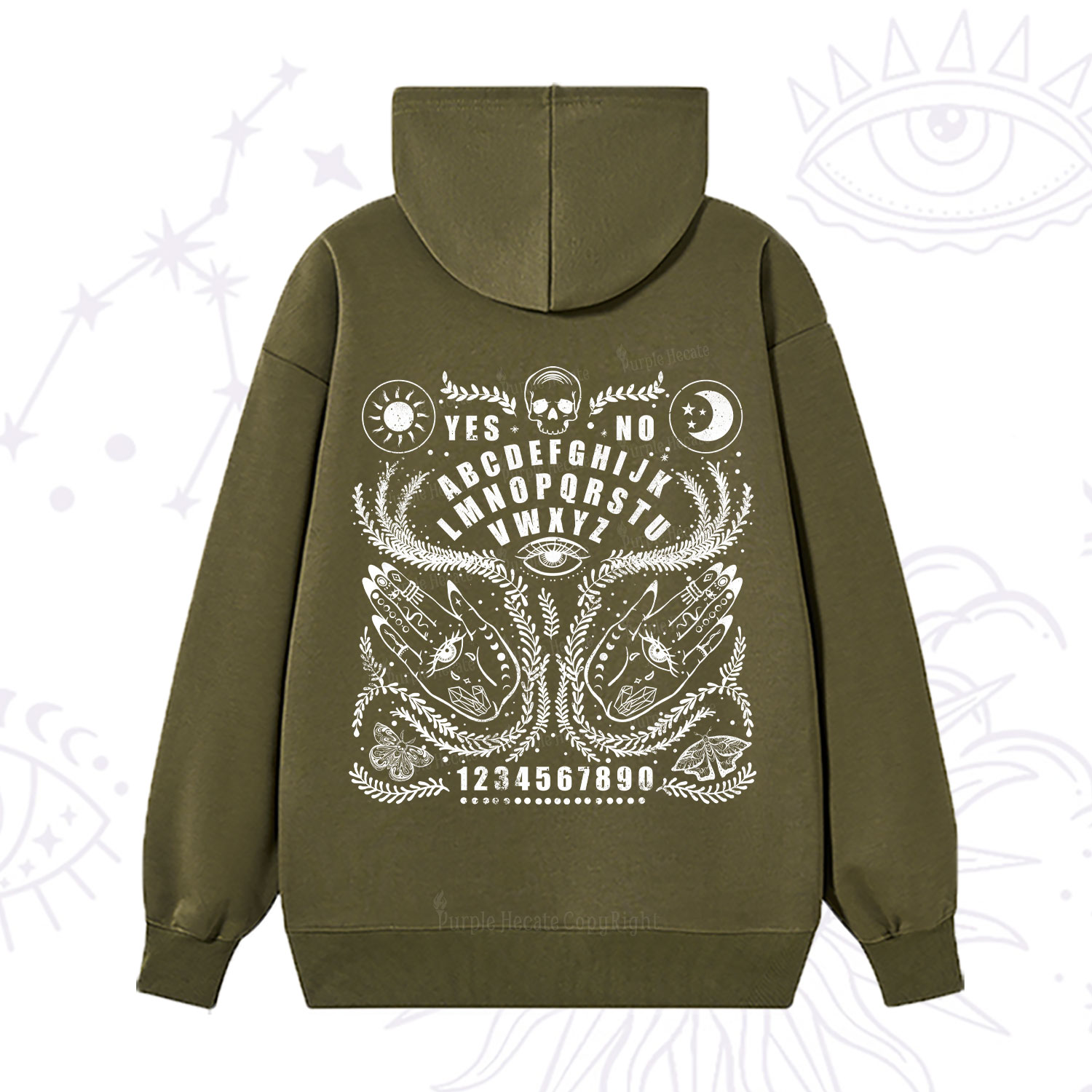 Purplehecate Ouija Spirit Board Hoodie