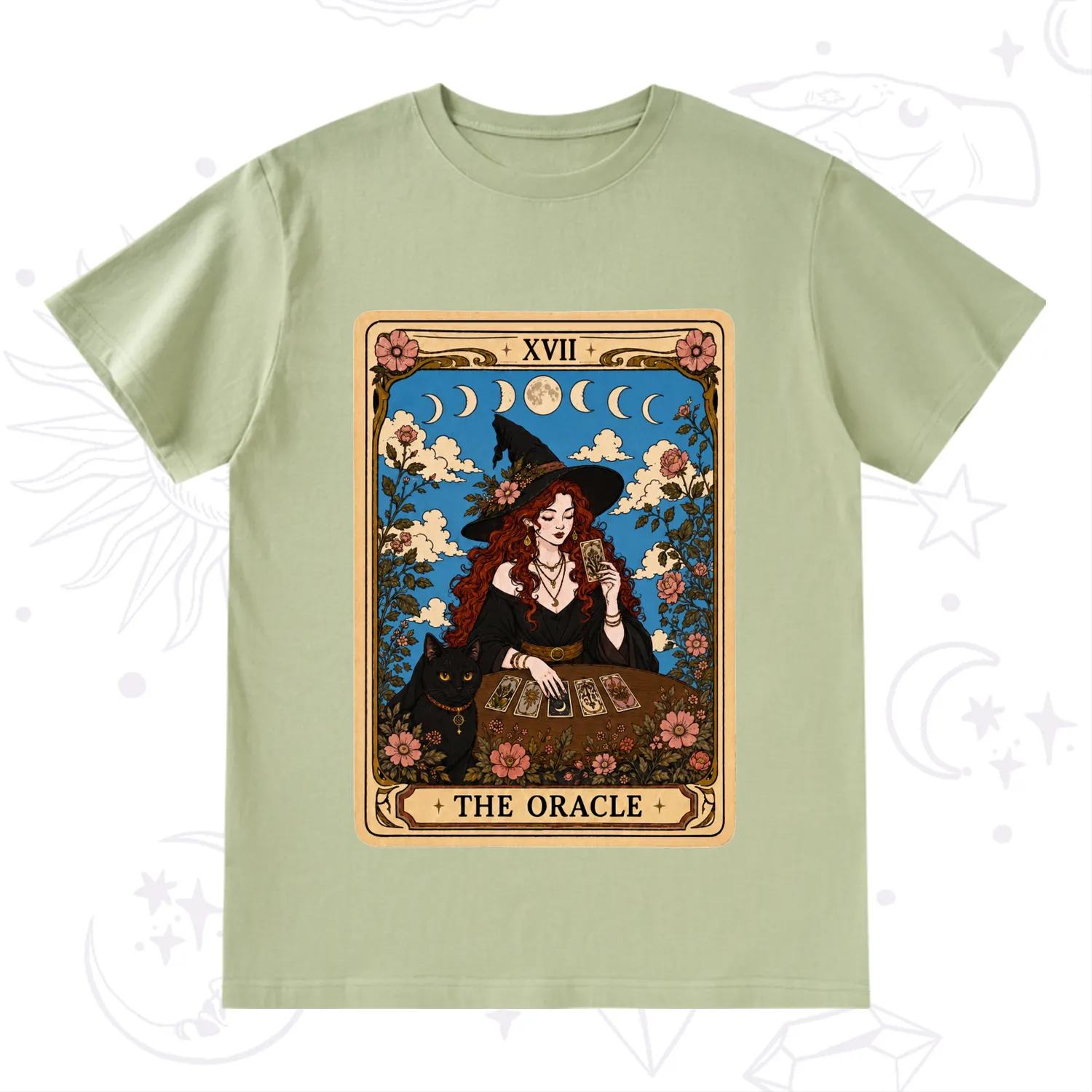 Purplehecate The Oracle Witch Tarot T-Shirt
