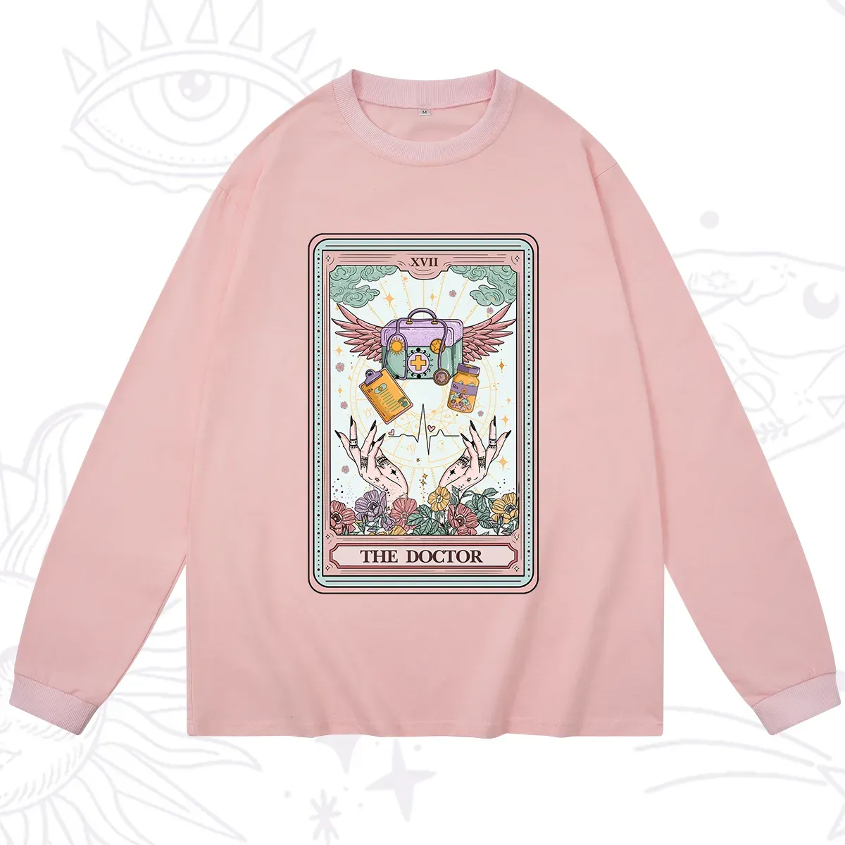 Purplehecate The Doctor Tarot Long Sleeve T-Shirt
