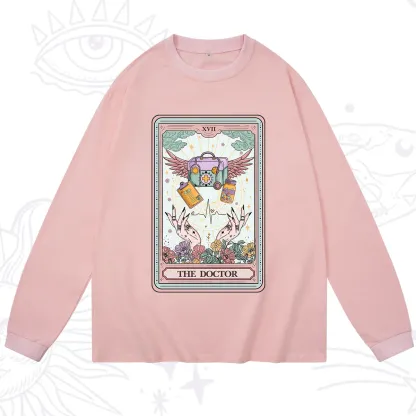 Purplehecate The Doctor Tarot Long Sleeve T-Shirt
