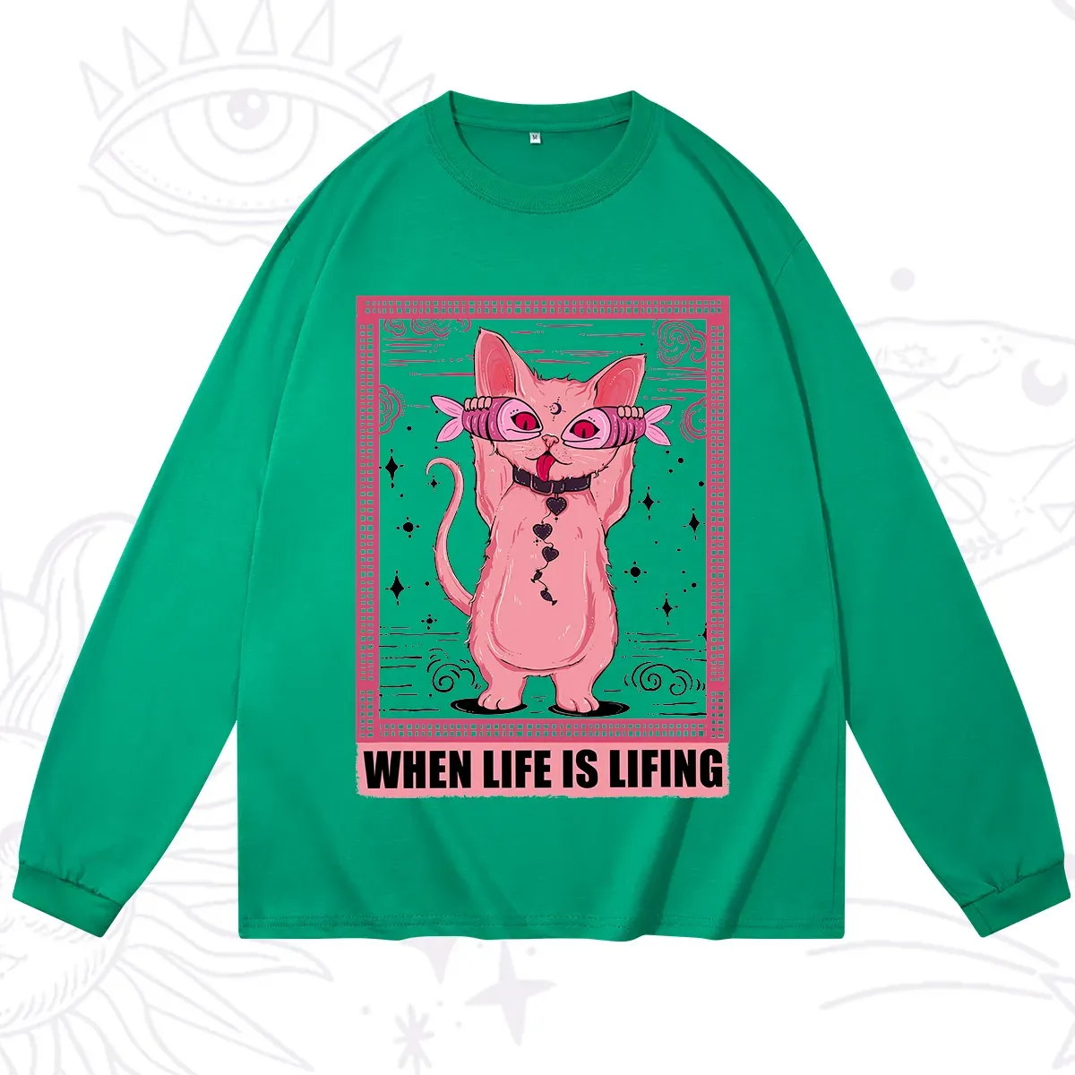 Purplehecate When Life Is Lifting Long Sleeve T-Shirt