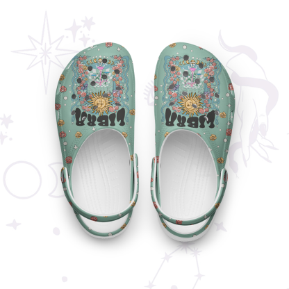 Purplehecate Libra Spirit Zodiac Rubber Clogs