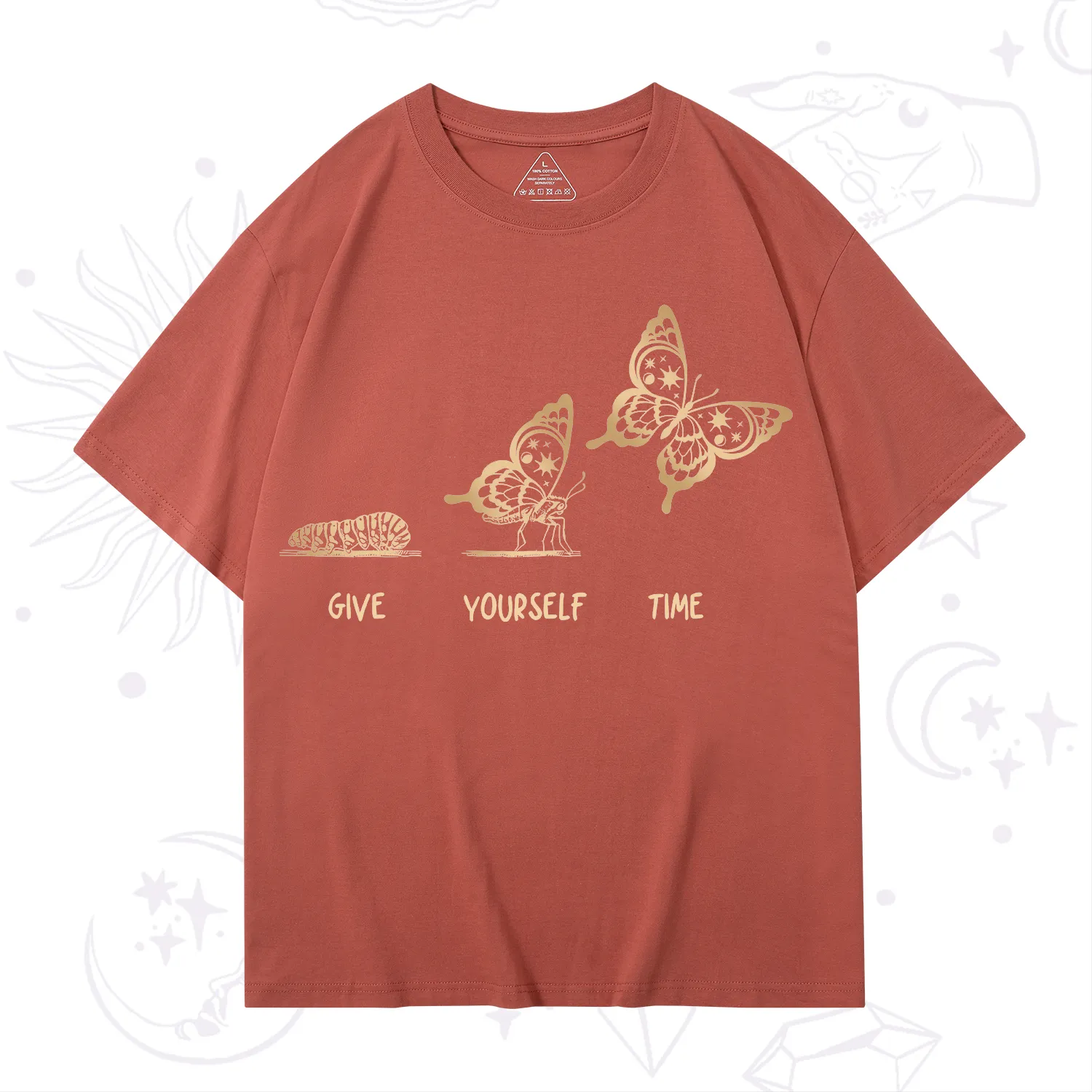 Purplehecate Give Yourself Time Butterfly T-Shirt