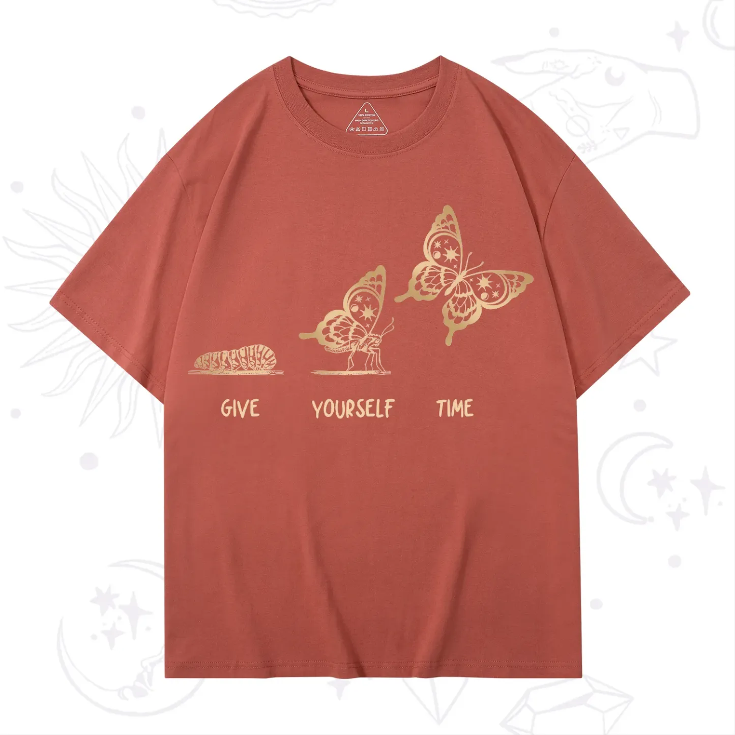 Purplehecate Give Yourself Time Butterfly T-Shirt