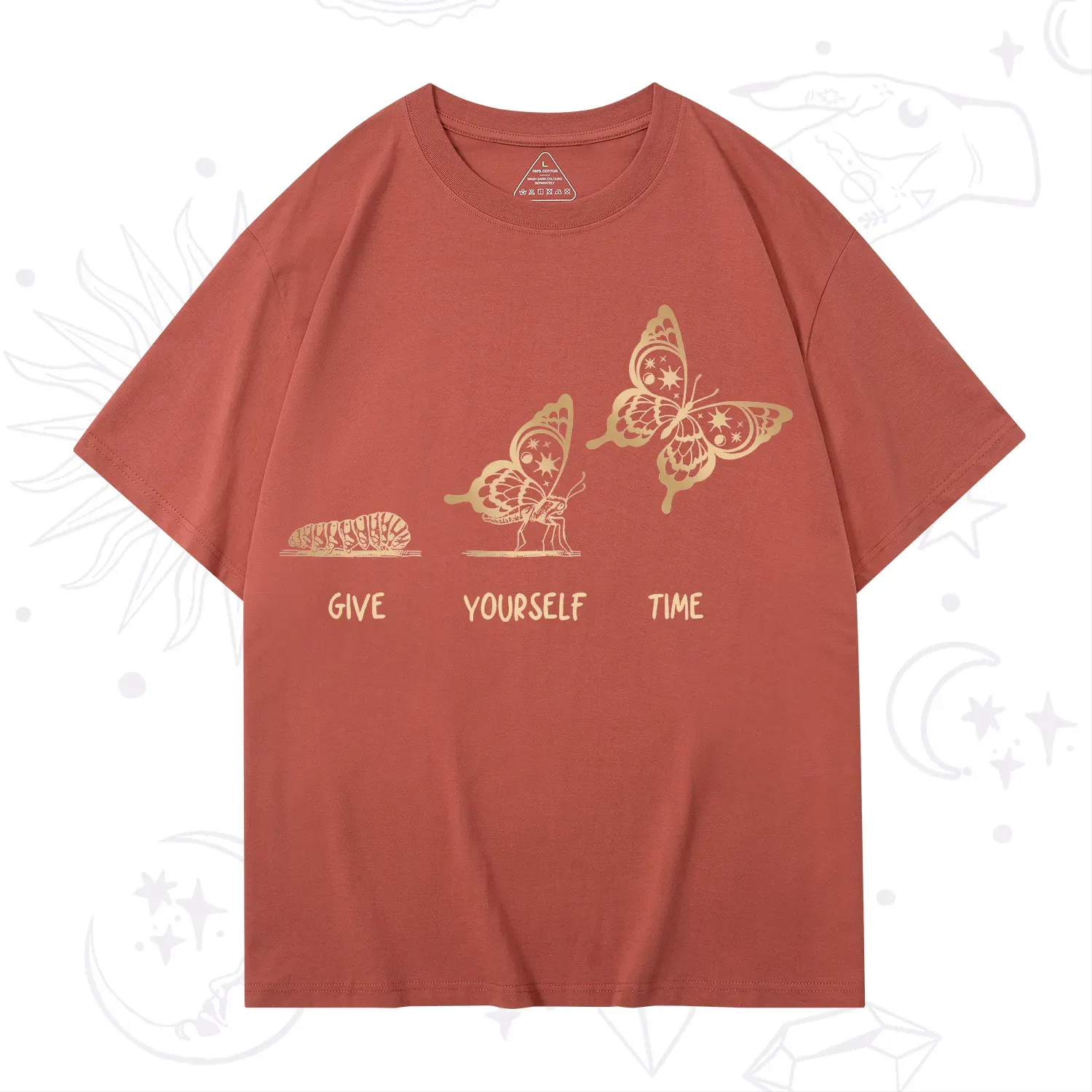 Purplehecate Give Yourself Time Butterfly T-Shirt