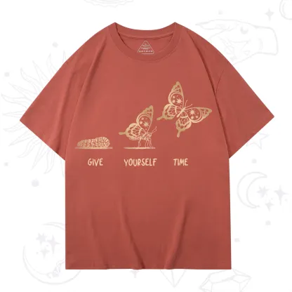 Purplehecate Give Yourself Time Butterfly T-Shirt