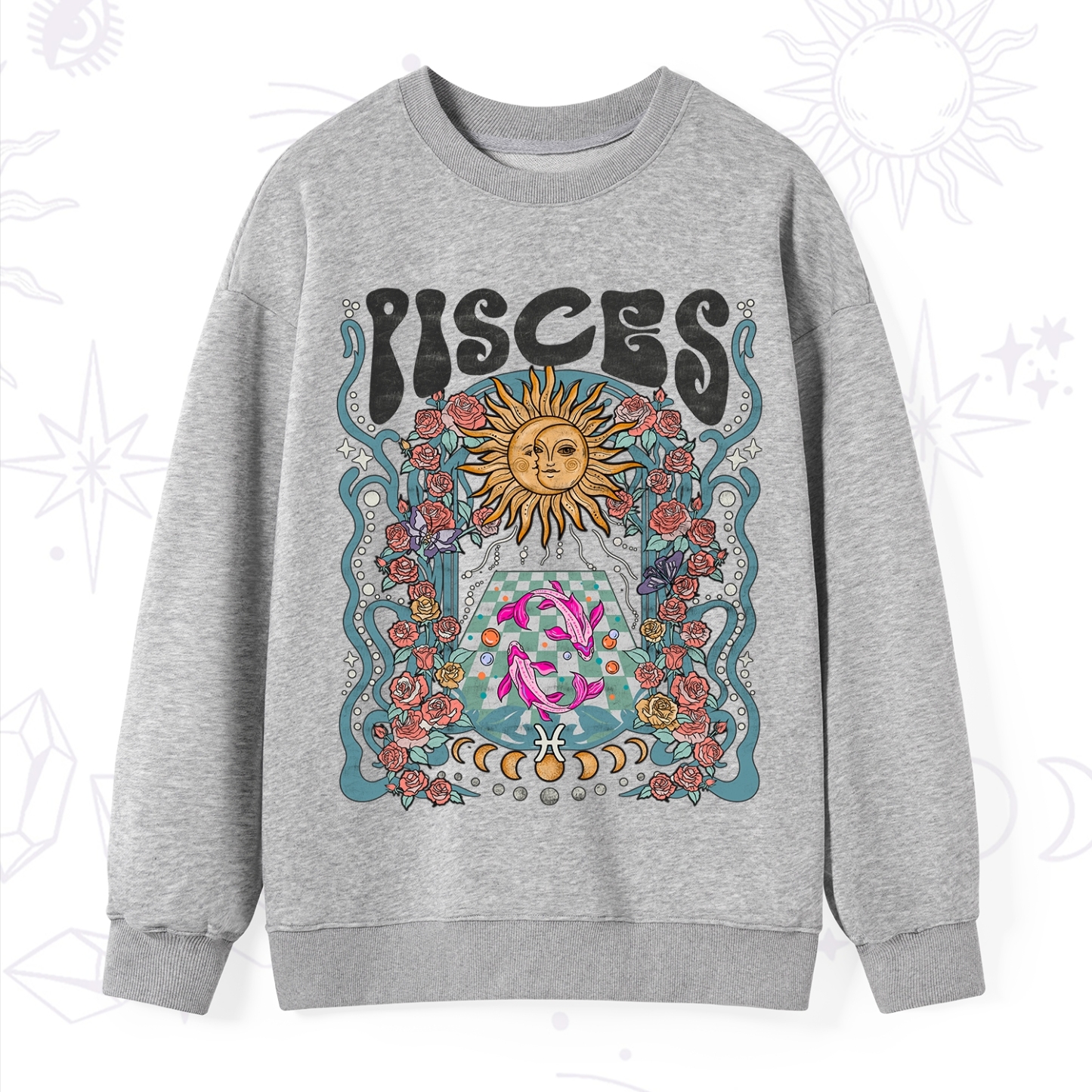 Purplehecate Pisces Spirit Zodiac Sweatshirt