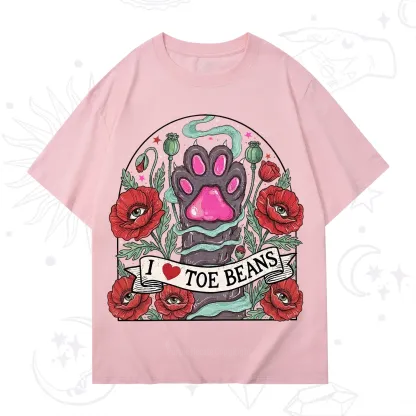 Purplehecate Toe Beans Lover Paw T-Shirt