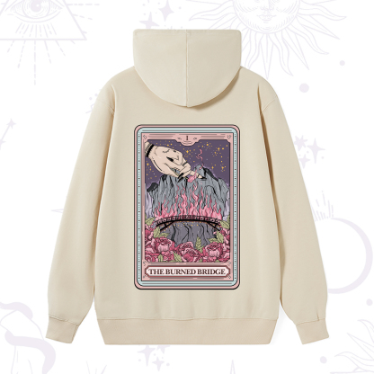 Purplehecate The Burned Bridge Tarot Hoodie