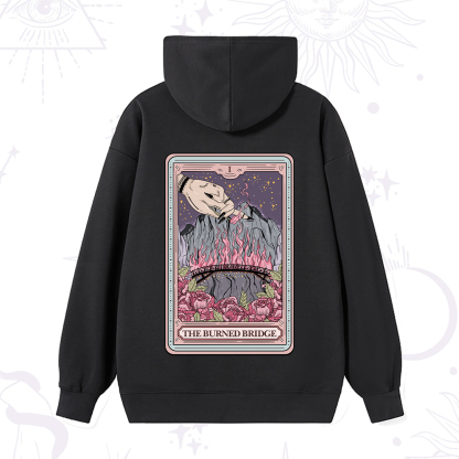 Purplehecate The Burned Bridge Tarot Hoodie