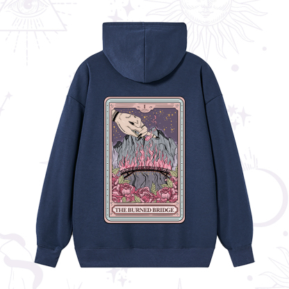 Purplehecate The Burned Bridge Tarot Hoodie