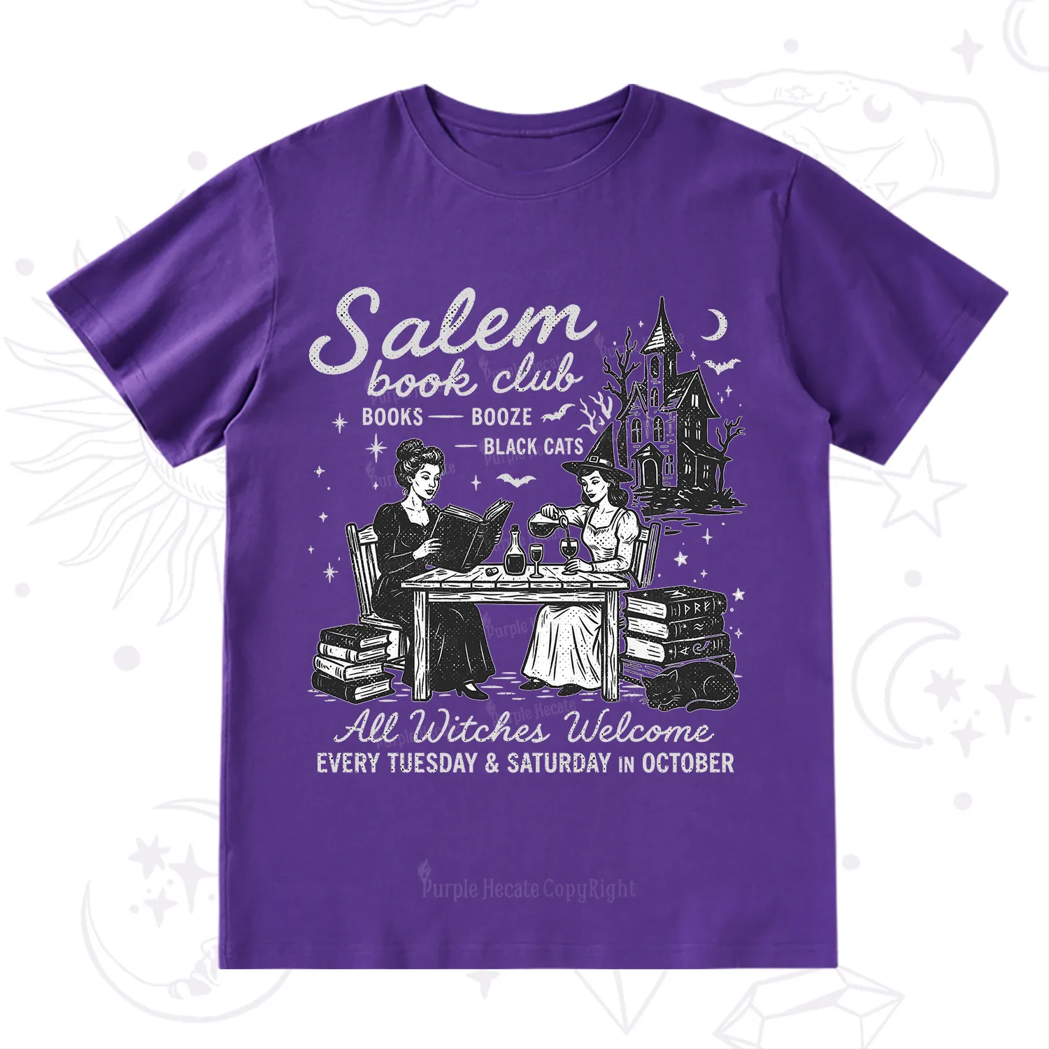 Purplehecate Salem Book Club T-Shirt