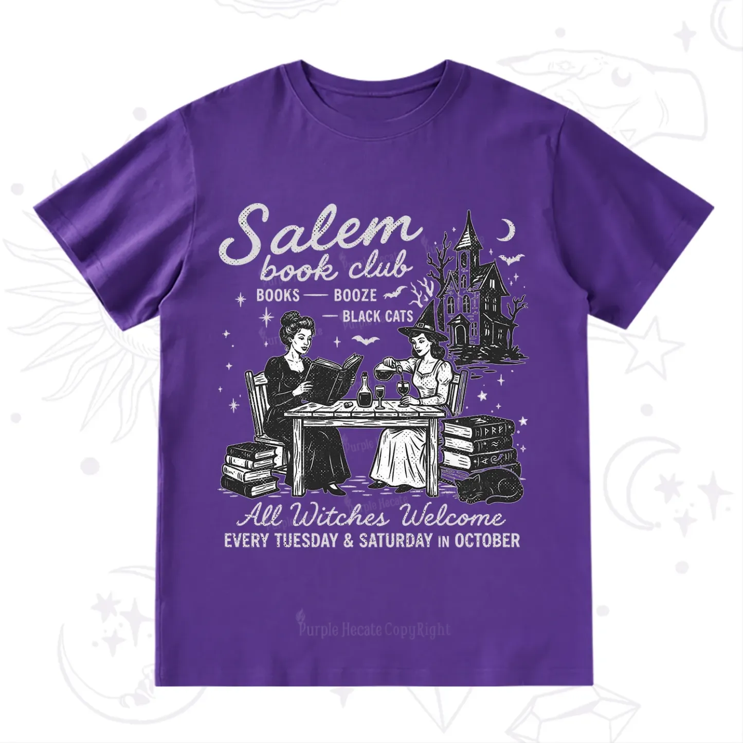 Purplehecate Salem Book Club T-Shirt