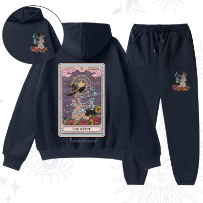 Purplehecate The Witch Tarot Fleece Hoodie Suit