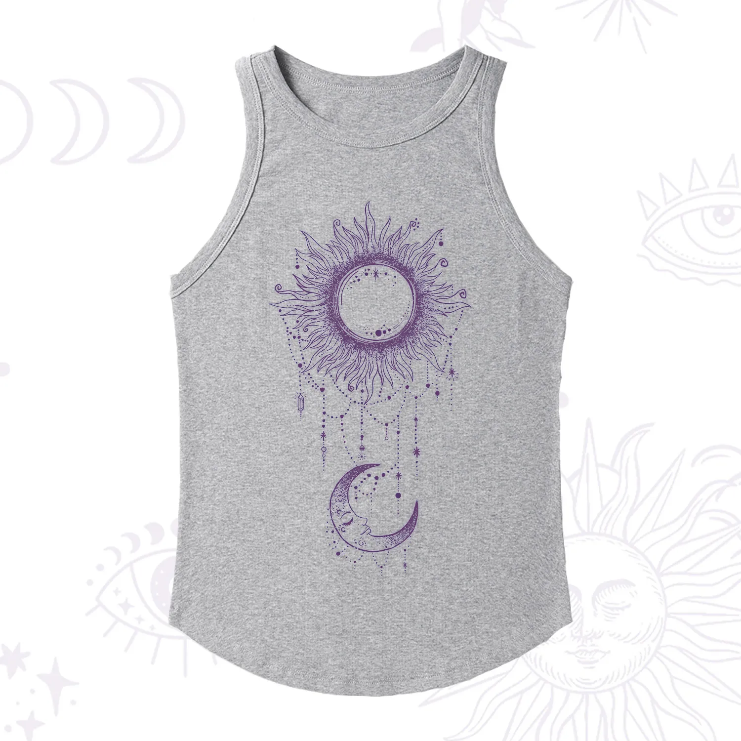 [Copy]Purplehecate The Audacity Tarot Card Ribbed Tank Top