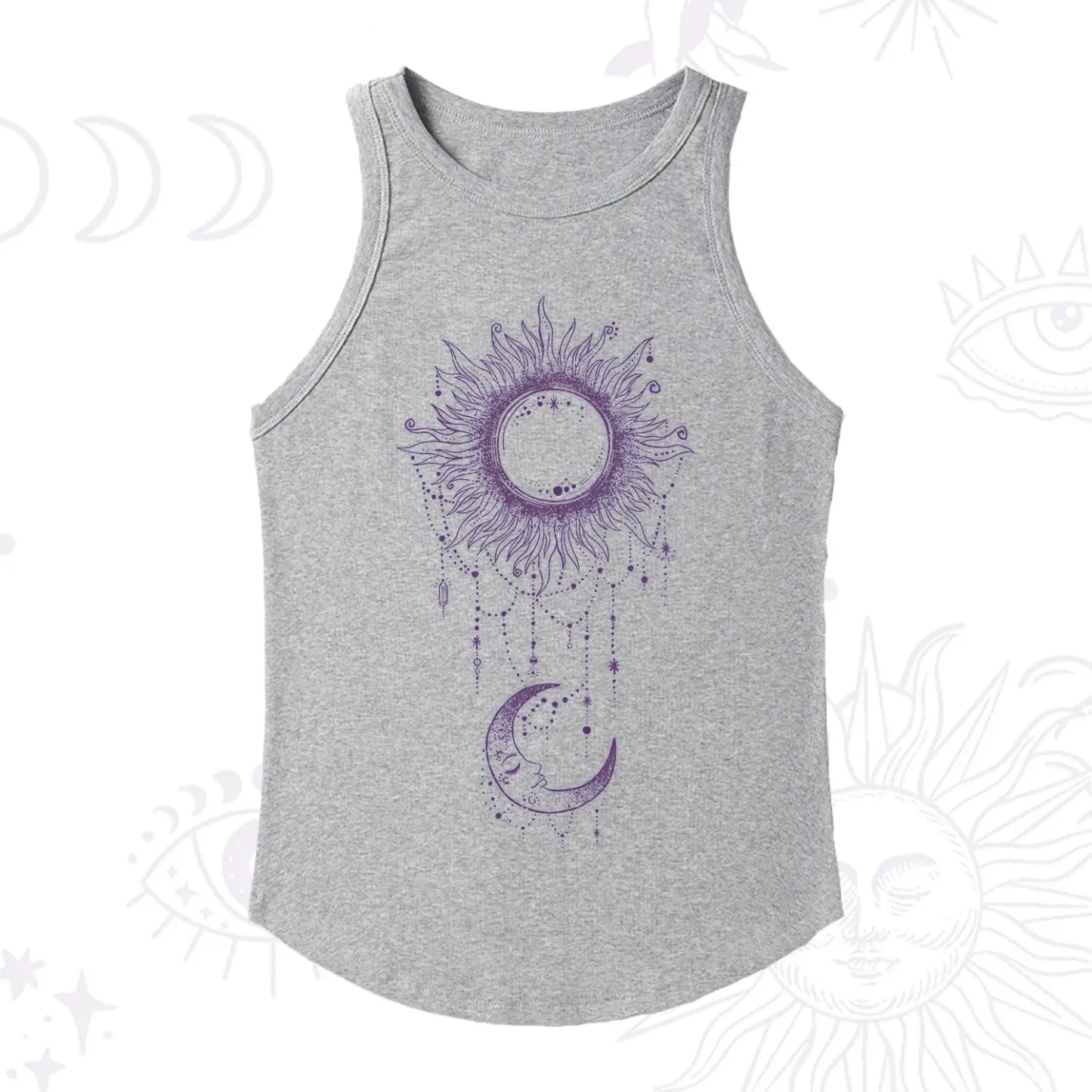 [Copy]Purplehecate The Audacity Tarot Card Ribbed Tank Top
