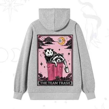 Purplehecate The Team Trash Raccoon & Possum Tarot Hoodie