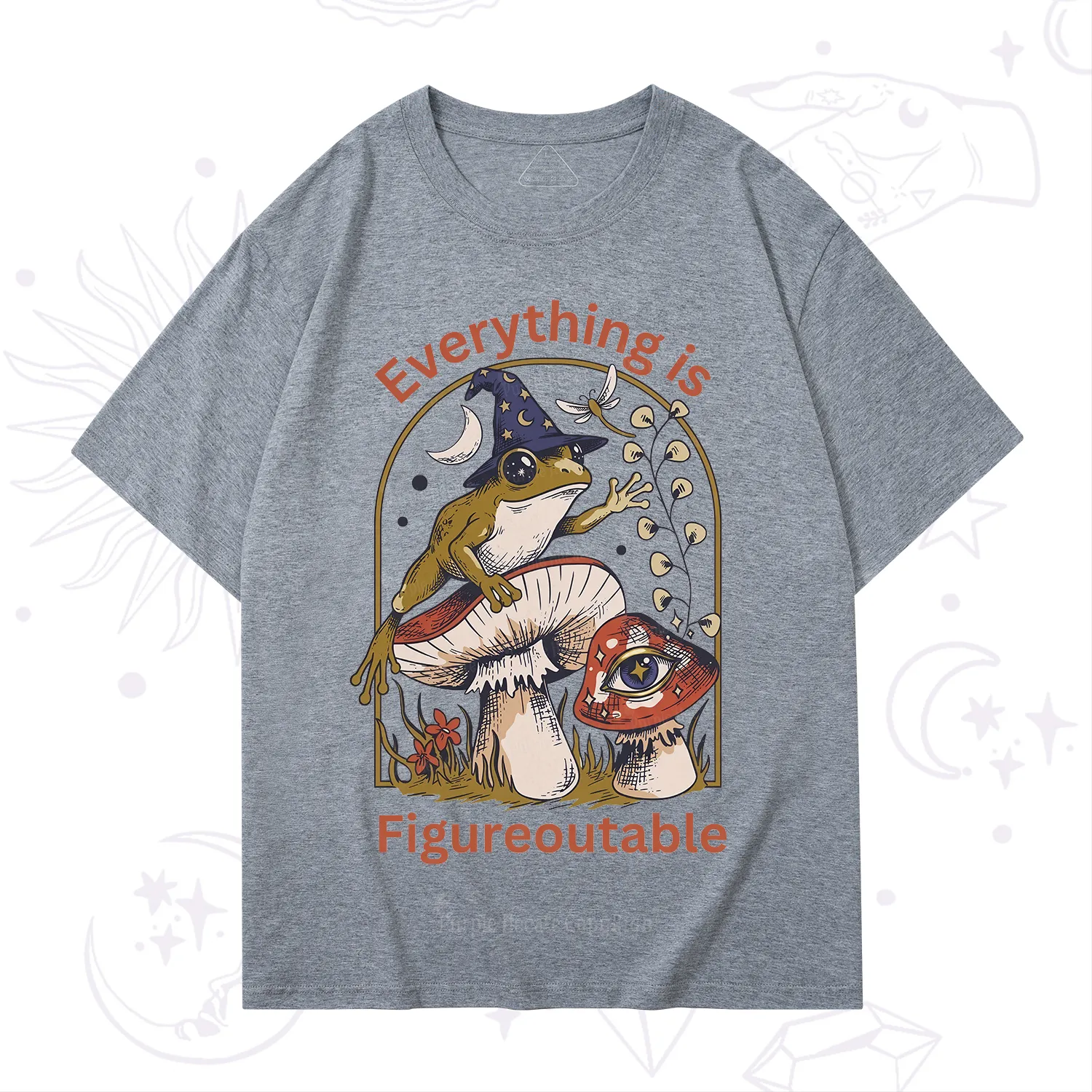 Purplehecate Everything Is Figureoutable Frog T-Shirt