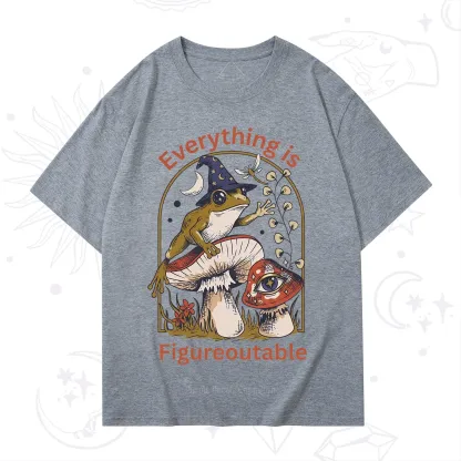 Purplehecate Everything Is Figureoutable Frog T-Shirt