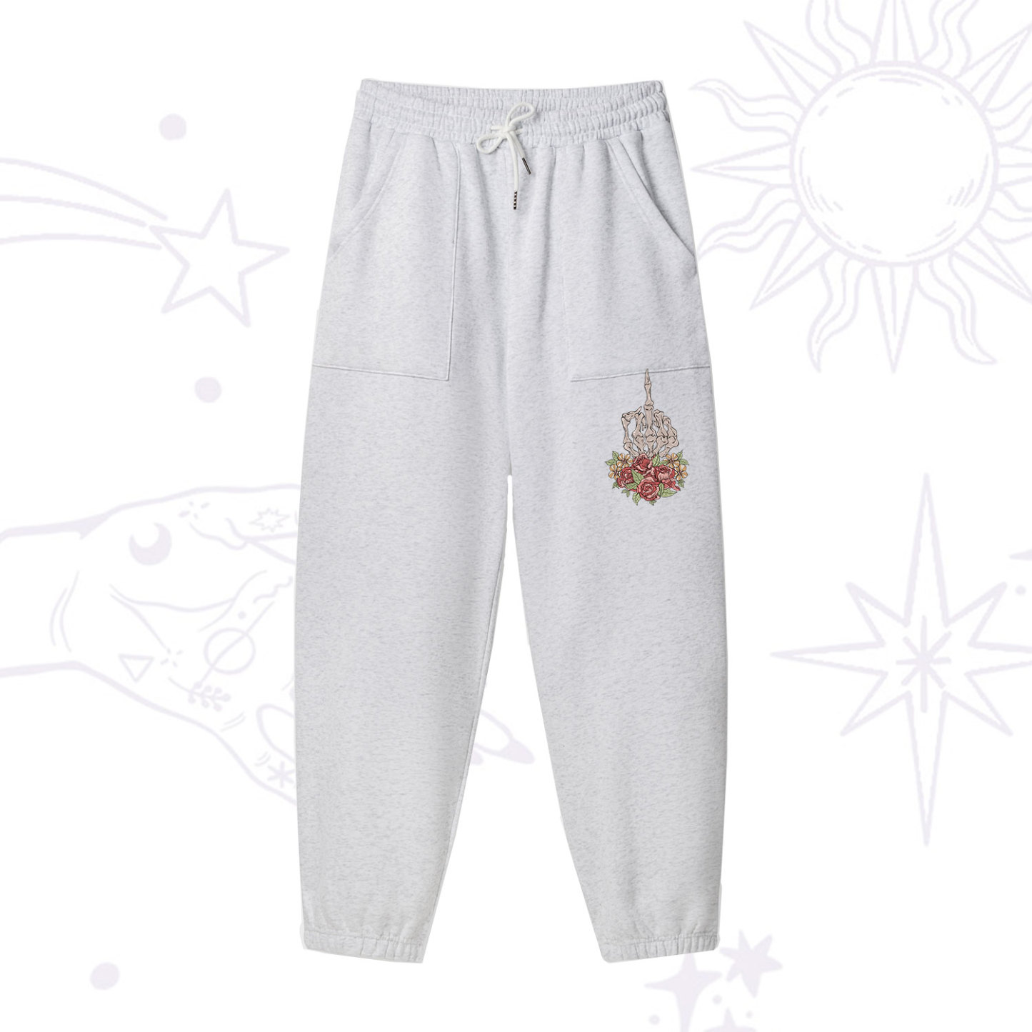 Purplehecate The Zero Of Fucks Fleece Sweatpants