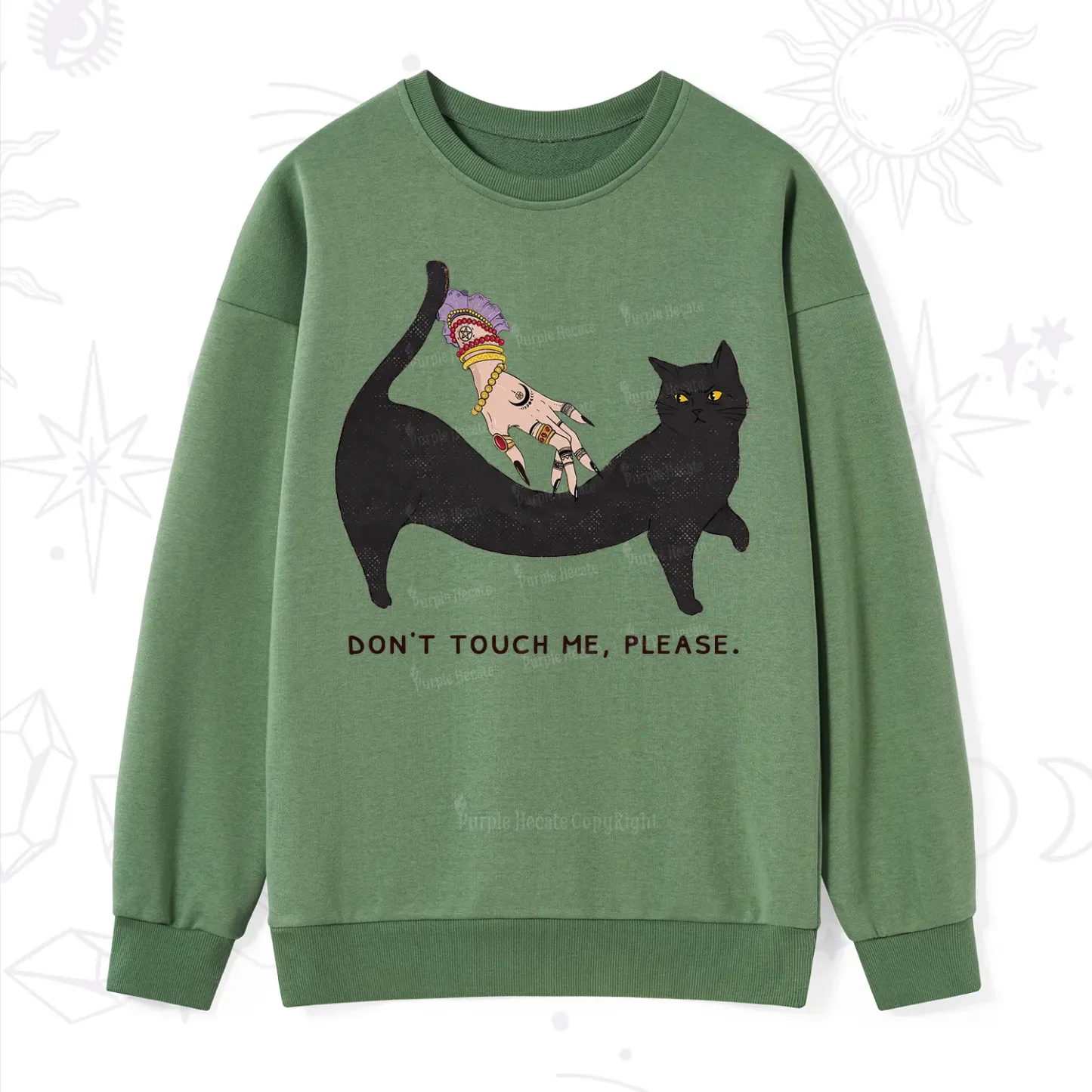 Purplehecate Don't Touch Me Sweatshirt