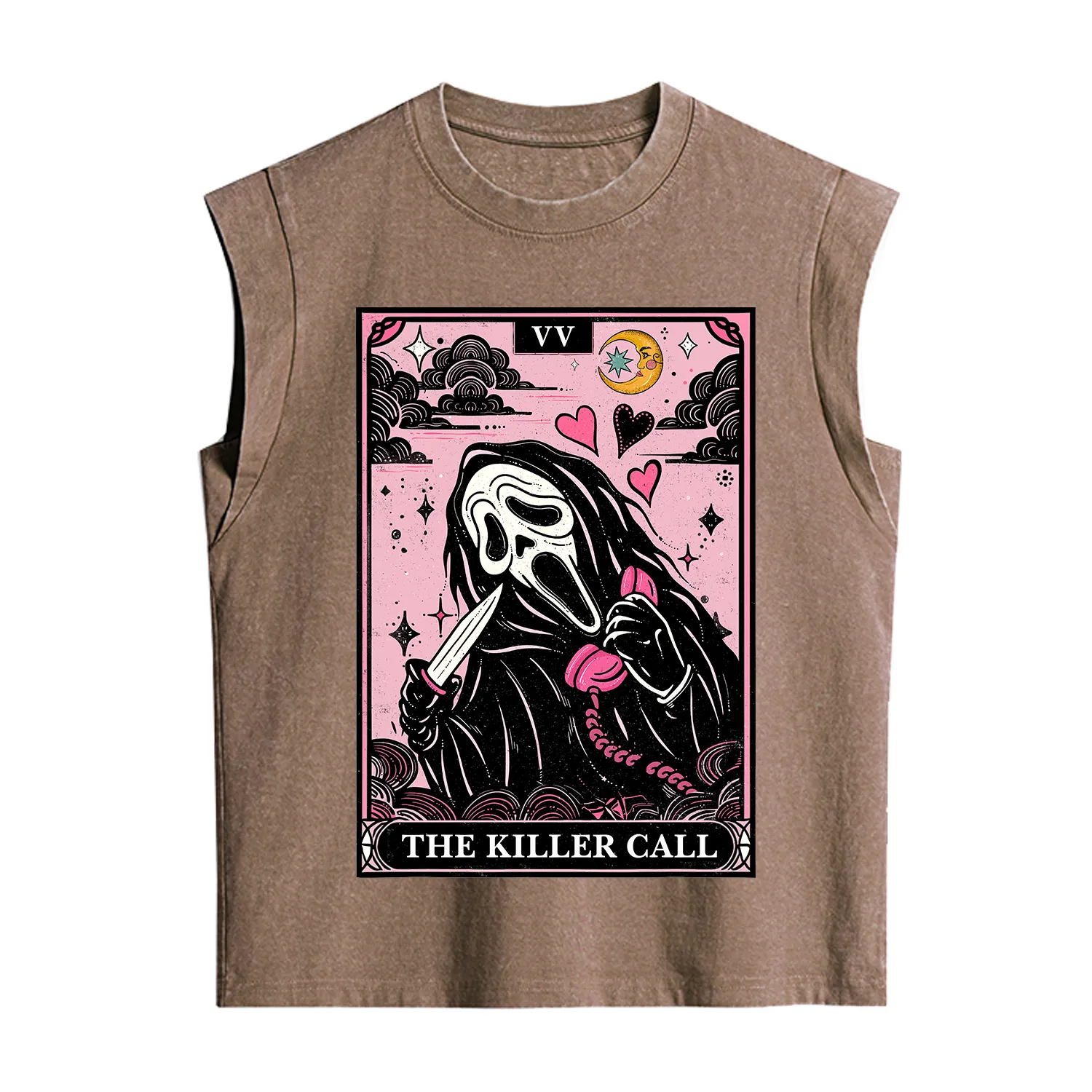 Purplehecate The Killer Call Tarot Vintage Washed Tank
