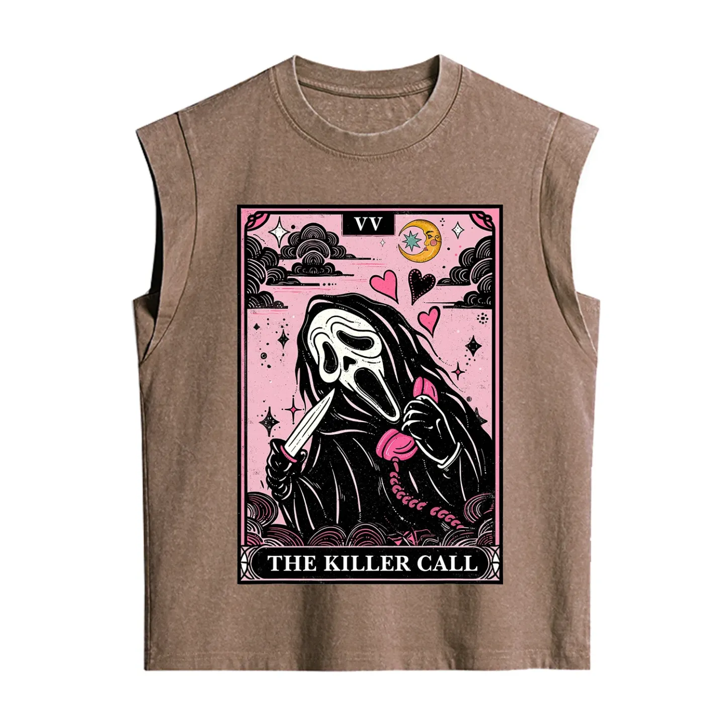 Purplehecate The Killer Call Tarot Vintage Washed Tank