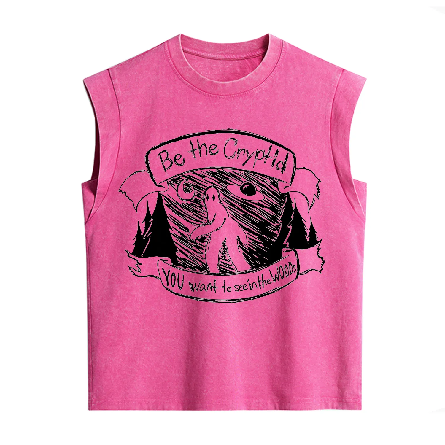 Purplehecate Be the Cryptid Vintage Washed Tank