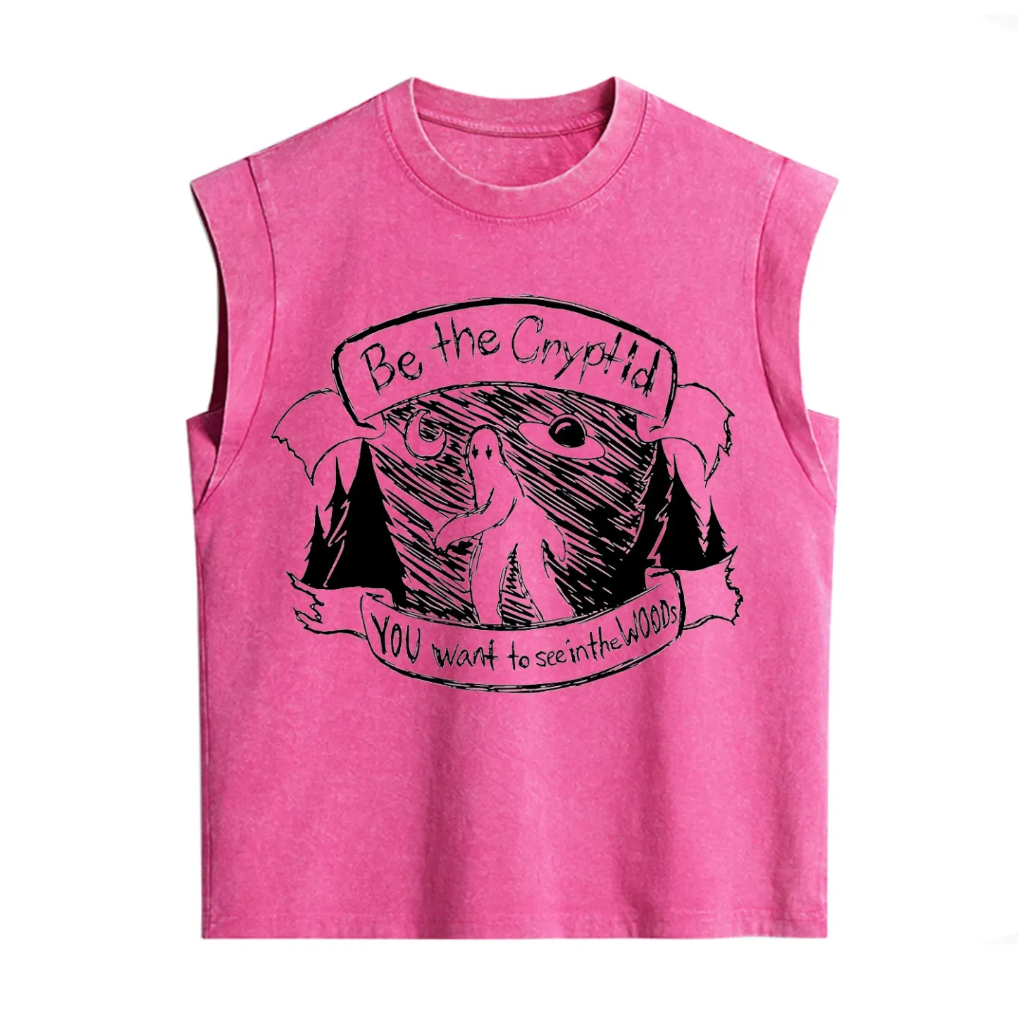 Purplehecate Be the Cryptid Vintage Washed Tank