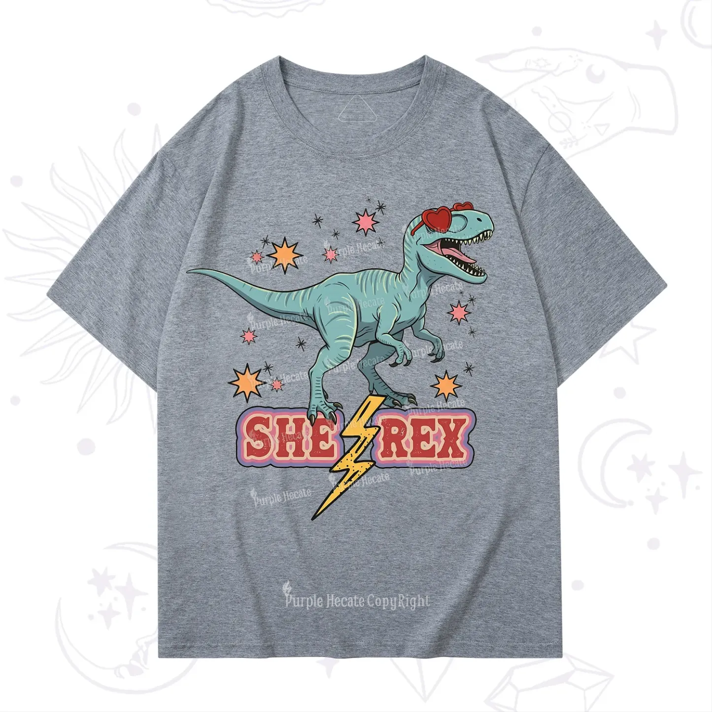 Purplehecate She Rex Dinosaur T-Shirt