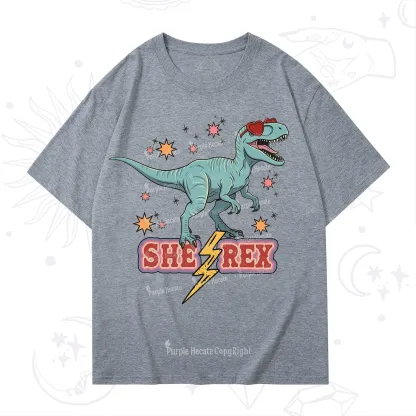 Purplehecate She Rex Dinosaur T-Shirt
