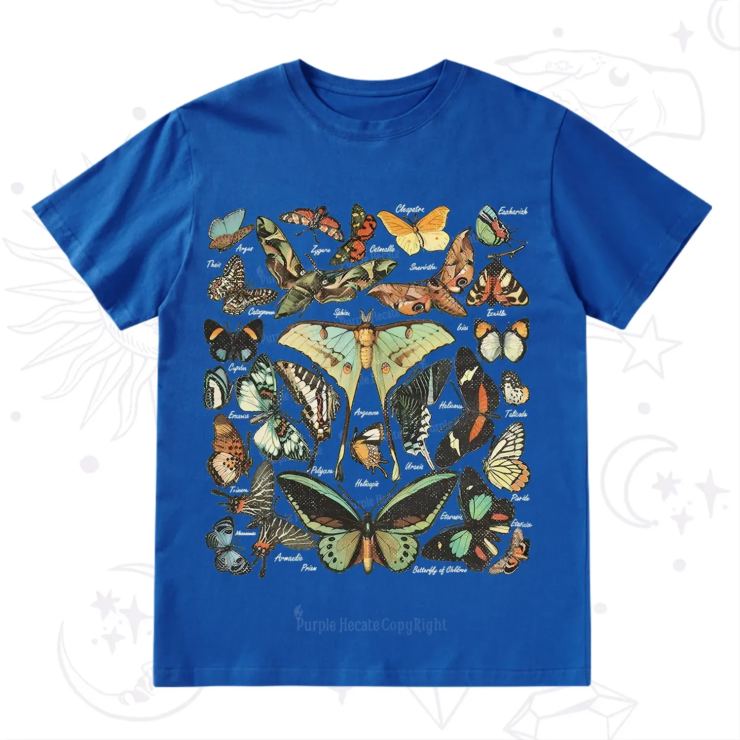 Purplehecate Vintage Butterfly & Moth T-Shirt