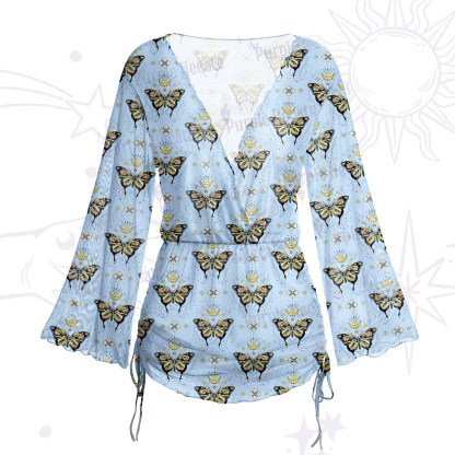 Purplehecate I Am Opening Mesh Cover Up Dress