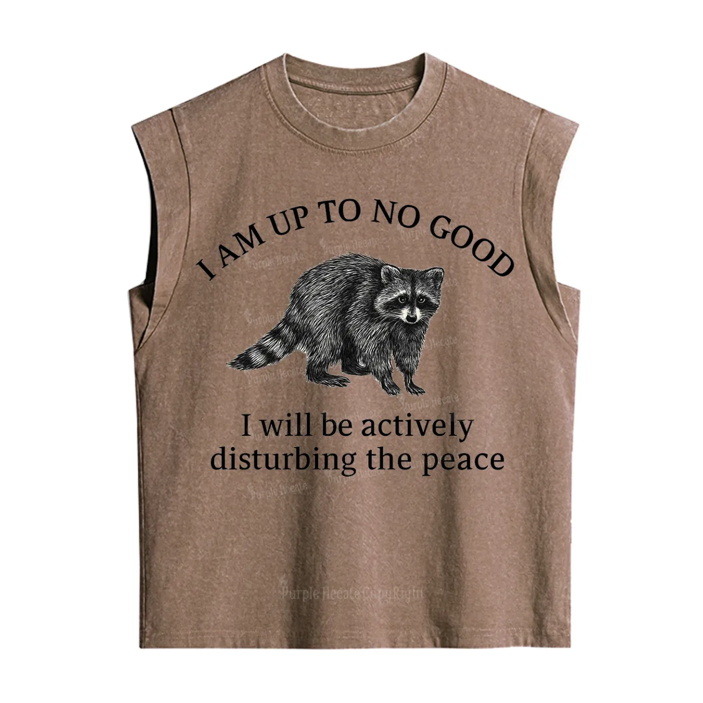 [Copy]Purplehecate Live Weird Fake Your Death Vintage Washed Tank