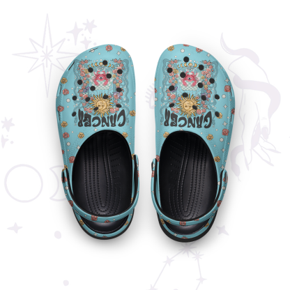 Purplehecate Cancer Spirit Zodiac Rubber Clogs