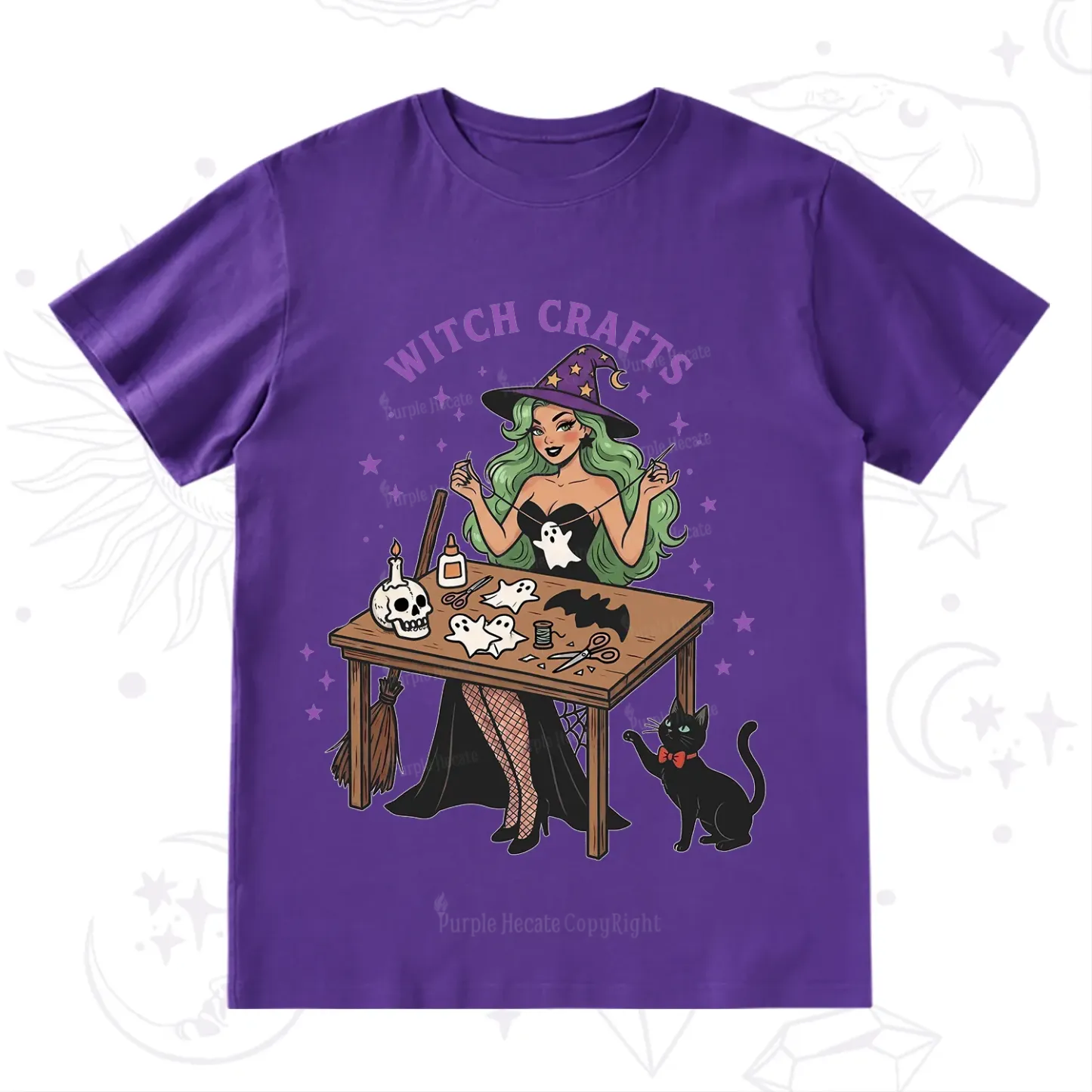 Purplehecate Quirky Witch Crafts T-Shirt