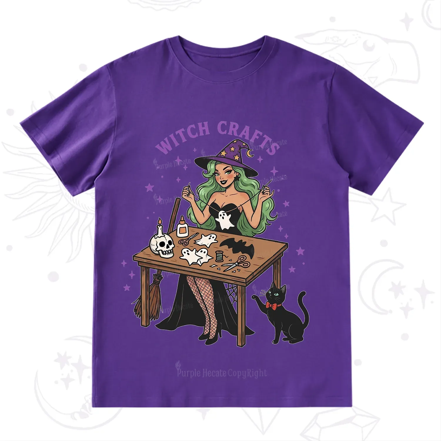 Purplehecate Quirky Witch Crafts T-Shirt