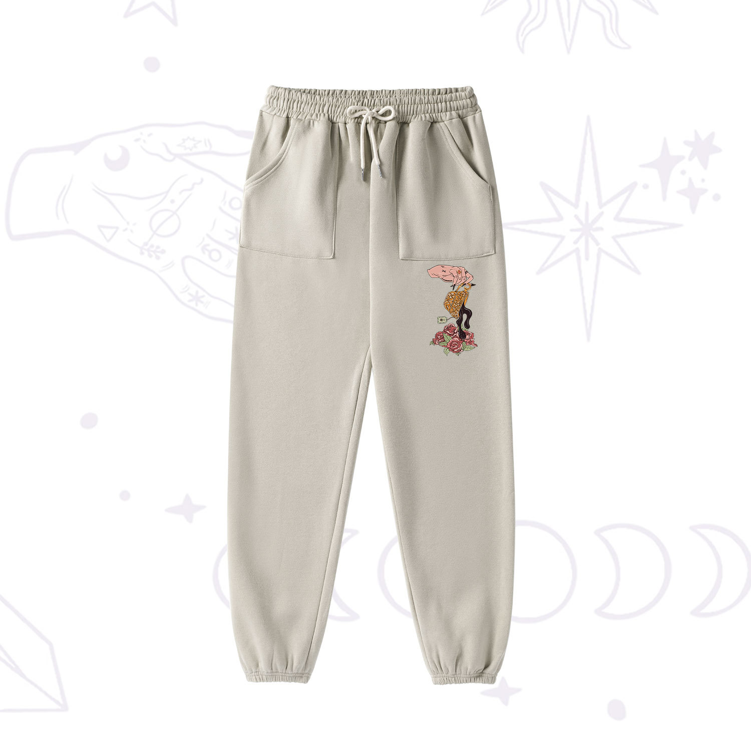 Purplehecate The Tea Food Tarot Fleece Hoodie Suit