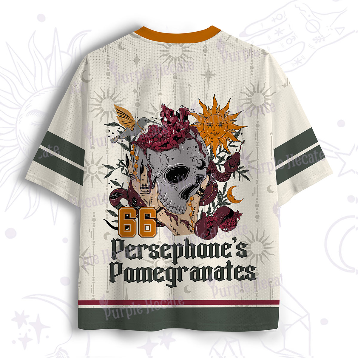 Purplehecate Persephone's Pomegranates Mesh Jersey