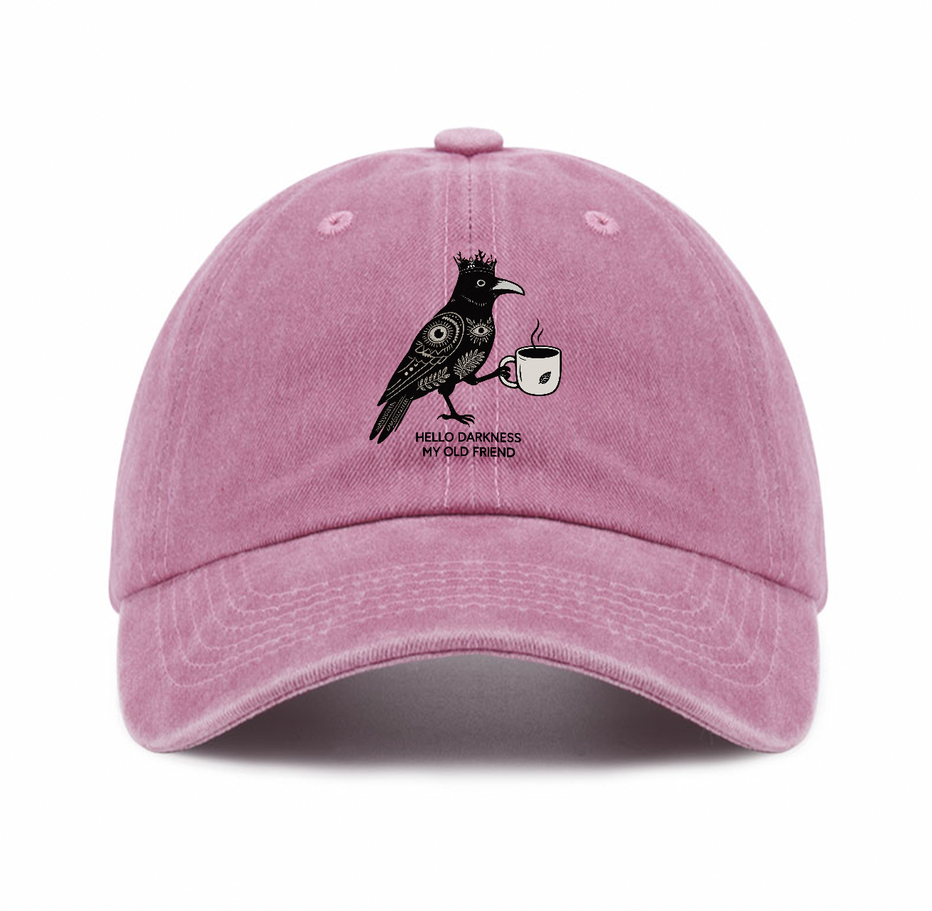 Purplehecate Hello Darkness My Old Friend Baseball Cap