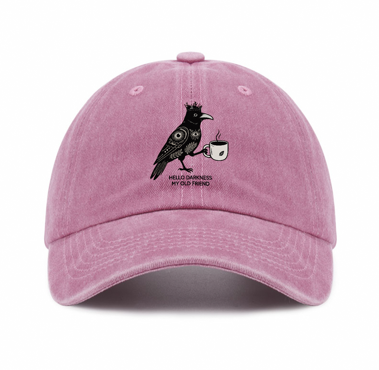 Purplehecate Hello Darkness My Old Friend Baseball Cap