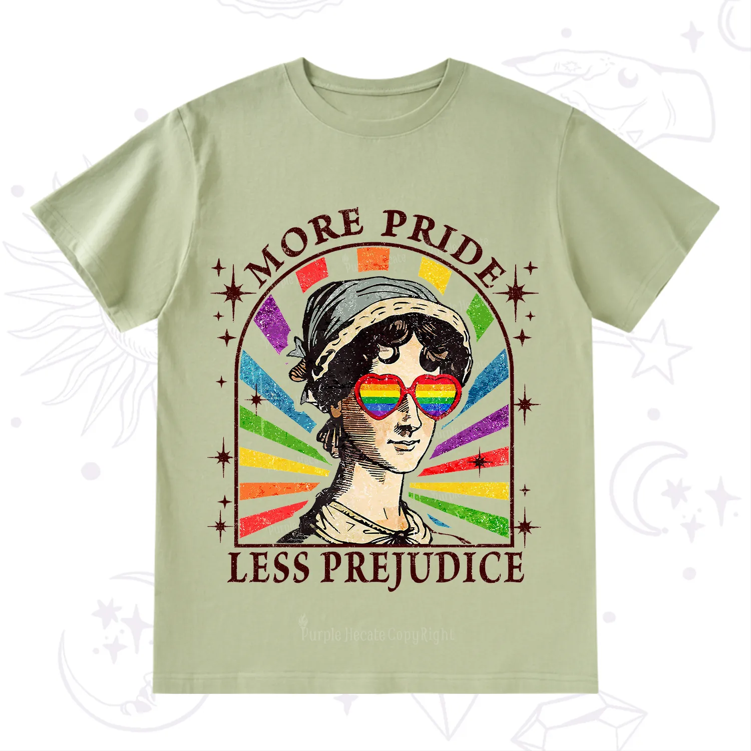 Purplehecate More Pride Less Prejudice T-Shirt