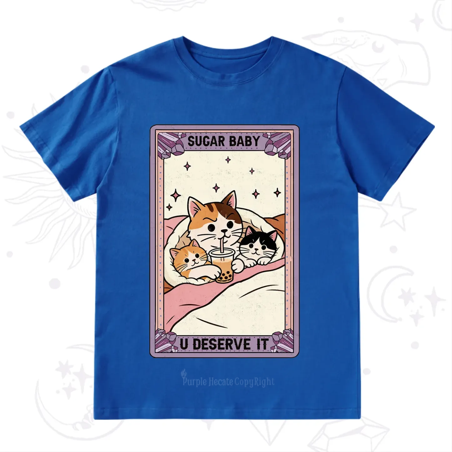 Purplehecate The Sugar Baby Cat Tarot T-Shirt