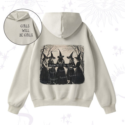Purplehecate Girls Will Be Girls Witch Fleece Hoodie Suit